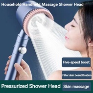 High Pressure Shower Head Handheld Shower Head Bathroom Pressurized Massage Shower Head Universal Fi