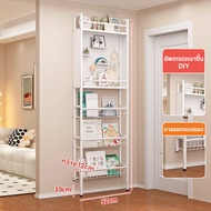 Vhome เหล็ก ชั้นวางหนังสือเด็ก ชั้นวางหนังสือด้านหลังประตู ห้องนอน ห้องครัว อเนกประสงค์ ประหยัดพื้นท