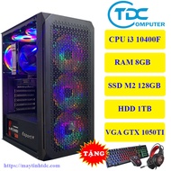 Case máy tính chơi game máy tính thiết kế đồ họamáy tính để bàn chơi game MAX PC CPU core i5 10400F
