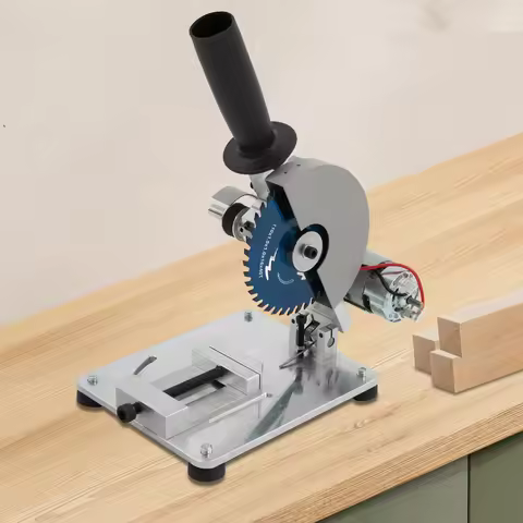 4 inch Mini Table Saw,Portable Tabletop Saw,Multifunction Mini Miter Saw,Manual Chop Saw W/ 2 Saw Bl