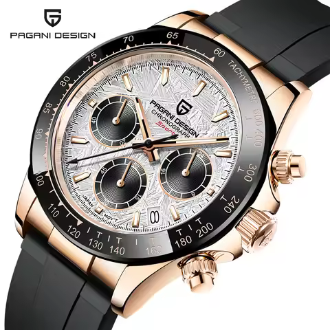 Original New PAGANI DESIGN PD-1664 / PD-1644 Japan VK63 Movt Quartz Wristwatches Sapphire Waterproof