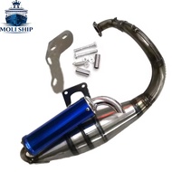 DIO50 Motorcycle Exhaust Muffler Pipe Fit AF17 AF18 AF24 AF27 AF28 AF30 50-80cc