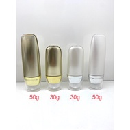 Premium sunscreen dispenser tube 30g 50g gold and silver