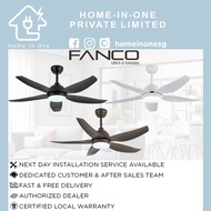 [INSTALLATION AVAILABLE] FANCO GALAXY-5 38/48/56 INCH DC MOTOR + REMOTE CONTROL + TRI-TONE LED LIGHT KIT CEILING FAN