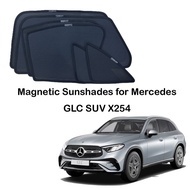 Magnetic Sunshades for Mercedes GLC SUV - X254 (From Year 2022 onwards) - Please do take note that t