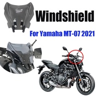 New For Yamaha MT07 MT-07 MT 07 mt07 2021 Motorcycles Accessories Windshield Windscreen Air Wind Def