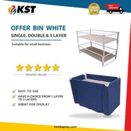 (OFFER BIN) Rak Kedai Runcit Supermarket Equipment OFFER BIN SINGLE / DOUBLE / 3 LAYER