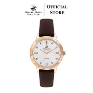 Beverly Hills Polo Club BHPC Ladies' Leather Quartz Watch BP3387C