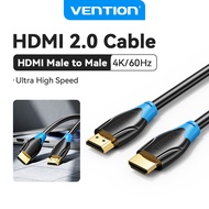 Vention HDMI 2.0 Cable, 4K 3D 60Hz, High-Speed Audio/Video Cable for HDTVs and Computer Monitors Ven