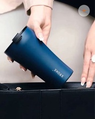 *STTOKE* 陶瓷防漏防跌杯 Magnetic Blue Shatterproof Ceramic Reusable Cup 16oz / 460ml
