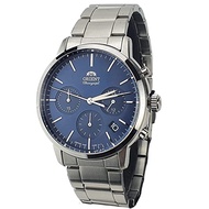 [𝐏𝐎𝐖𝐄𝐑𝐌𝐀𝐓𝐈𝐂] Orient RA-KV0301L00C KV0301L00C Quartz Contemporary Chronograph Blue Japan Made Men's Watch RA-KV0301L