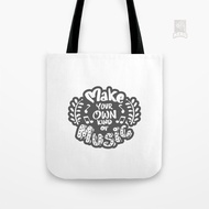 Make Your Own Kind Of Music Canvas Tote Bag