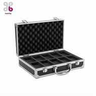 [Baosity] Watch box with 10 compartments, sturdy watch box with foam padding, shockproof