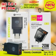 HKW PD HK-28 20W FAST CHARGING ADAPTOR Good QUALITY