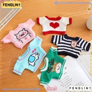 FENGLIN Doll Clothes, 25/30cm Doll Yellow Duck Doll Sweater,  Cardigan Letter Plush Doll Cotton Doll