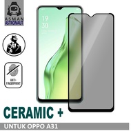 Anti Gores Ceramic Matte SPY Anti Privacy OPPO A3S / A5S / A11 / A12 / A15 / A16 / A17k / A31 / A52