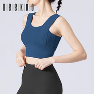 BEEKOO-運動內衣/胸圍 新款性感美背防震運動內衣 無痕大罩杯聚攏寬肩帶運動內衣
