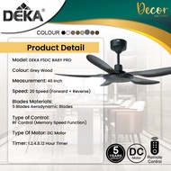 DEKA Fan DEKA F5DC BABY Pro FANZO Fan FANZO CHAMPION PRIMO TURBO HUNTER 38"42"46"Baby Ceiling Fan DC
