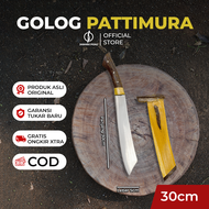 Jawara Pisau | Golsem Golok Sembelih Pattimura 30 cm Baja Per Multifungsi Tebas Kayu dan Bambu