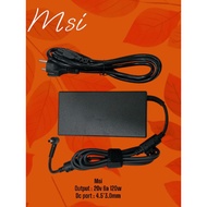 MSI GF63 Thin 10sc 11sc 20V 6A 4.5*3.0 Chicony Brand Charger Adapter