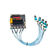 แอมป์จิ๋ว ZK TB21Q แท้ 50W*2+100W ชิปบลูทูธ QCC3034 พร้อมอินเทอร์เฟซขยาย บอร์ดขยายเสียง TB21Q