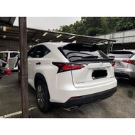 凌志Lexus NX200T 2015-2021年 一代改裝碳纖維尾翼/卡夢尾翼