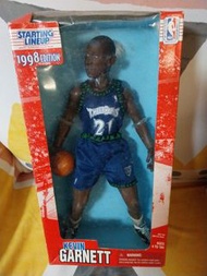 美國運動體育 籃球明星 著衫公仔 明尼蘇達木狼 加力特 人偶玩具 USA NBA basketball sports playing model figure doll  collection Min