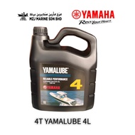 4T OIL YAMAHA MINYAK 4T YAMALUBE 4Stroke Outboard Motor Engine Oil 10W-40 4L 4T Yamalube