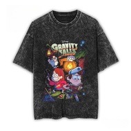 ( 24Hour shipping )Maise STUDIO GRAFITY FALLS baju basuh air | baju kartun | baju vintage 10.7