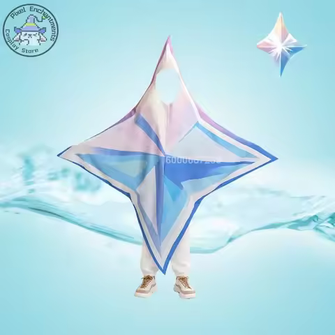 Genshin Impact Adult Kids Primogems Cosplay Costume Game Pentagram Giant Genshin Primogem Anime Prop