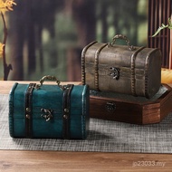 Document Retail Cosmetic Box Props Box Jewelry Box Retro Storage Box Wooden Portable Home Storage Bo