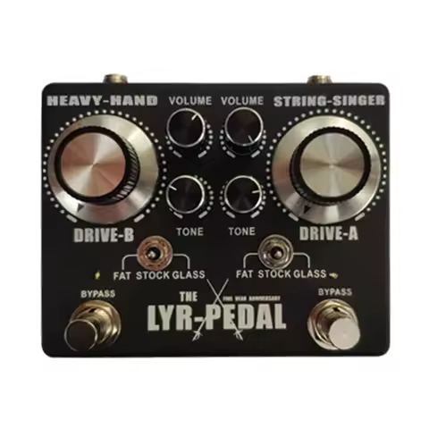 LYR PEDALS ly rock,Guitar pedal,King Tone Duellist OVERDRIVE Distortion effect pedal,classic effect 