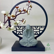 Faceless statue 11cm high - miniature landscape decoration, rockery, fish tank, bonsai