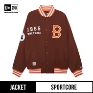 New Era Los Angeles Dodgers Retro Sportcore Brown Jacket