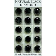 BLACK DIAMOND - NATURAL EARTH-MINED. BRILLIANT CUT. GRADE AAAA.SIZE: 0.70CARAT-0.30CARAT.LOOSE STONE