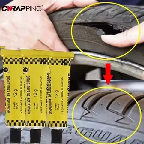 1/2/3/5/10pcs Motorcycle Tire Tyre Repairing Glue Inner Tube Puncture Repair Glue Strong Tyre Repair