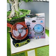 Quạt Đa Năng FP356S tích hợp 3 trong 1 quạt làm mát đài radio nghe nhạc có năng lượng mặt trời cao c