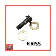 OIL PIPE BOLT / WASHER KRISS