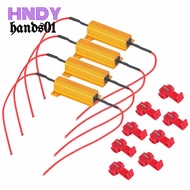 【HDS01】4PCS 6 OHM 50W LED Turn Signal Light Bulbs Flash Fix Load Resistors Car Parts