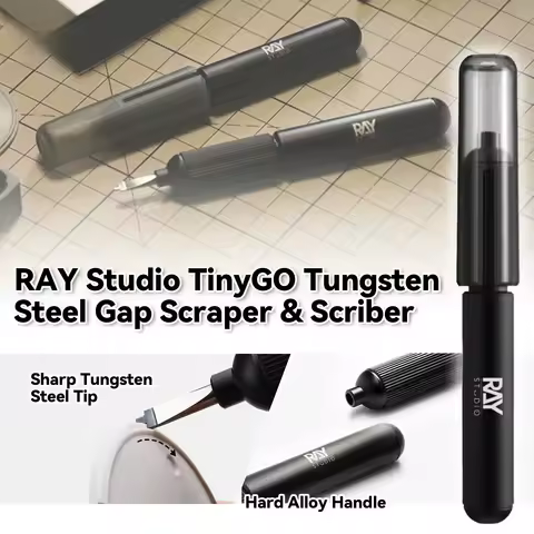 RAY Studio TinyGo Curved Stepped Scraper Military Scale Model DIY Hobby Craft Modeling Tool Kits