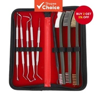 Universal 9-piece Weapon Cleaning Kit - Hunting Gun Brush Set | Compatible with Taurus AR15 M4 M16 1