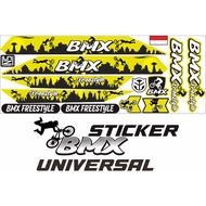 VARIATIONS /STICKER STRIPING VARIATIONS FOR BMX BIKES FREESTYLE MOTIF CUSTOM BIKE BMX FREESTYLE UNIV