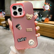 GC129 SOFTCASE CASING 3D COFFEE BEAR FOR OPPO A58 A60 A71 A74 A78 A96 RENO 4 4F 5 5F 6 7 7Z 8 8T 10 