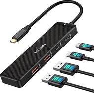 10Gbps 4 Ports USB C Hub for Laptop,USB C to USB C Hub,USB C Splitter USB C Multiport Adapter for MacBook Pro/Air, iPad,Surface Pro, Chromebook, Dell, HP, Samsung(Not Support Charging/Monitor)