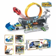 Mainan Anak Mobil Super Storage Traktor Truk Kontainer