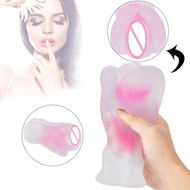 Transparent Masturbator Male Simulated Masturbatory Aircraft Cup Masturbator Sex Doll Real Vagina