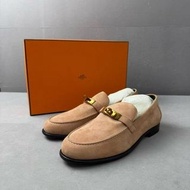 Hermes 愛馬仕 Destin Kelly金扣麂皮樂福鞋