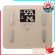 Dretetc (Doritec) Weight Scale Body Fat Doctor Scan Visceral Fat Level BMI Backlight Beige Respect f