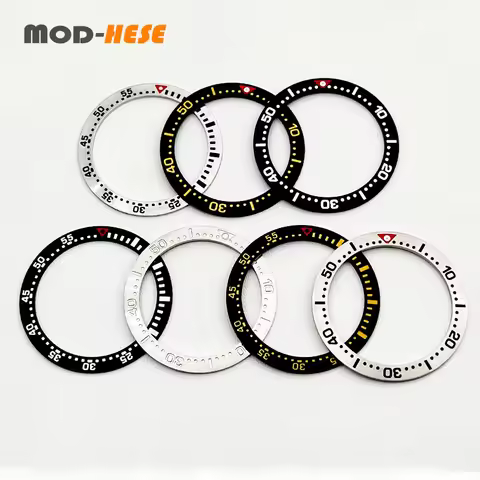 38x30.5mm SPB185 Watch Bezel Insert Fit for Seiko SPB185 187 Watch Case NH35 Case Stainless Steel be