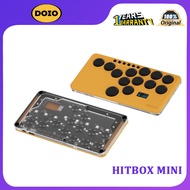 DOIO HITBOX คีย์บอร์ดเล่นเกมอะลูมิเนียมอัลลอยแบบพกพาขนาดเล็กจอยสติ๊กสำหรับต่อสู้อาร์เคดสวิตช์ PS5 PS